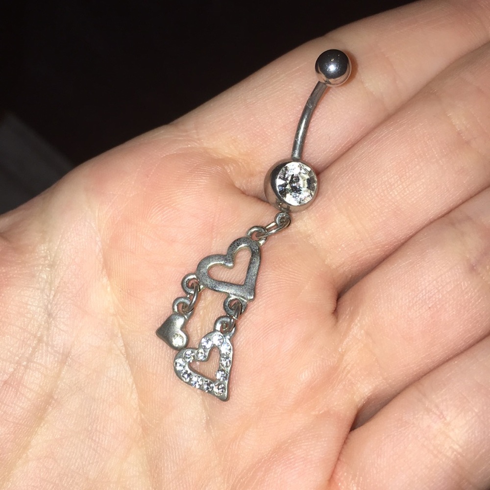 Dangly belly button ring